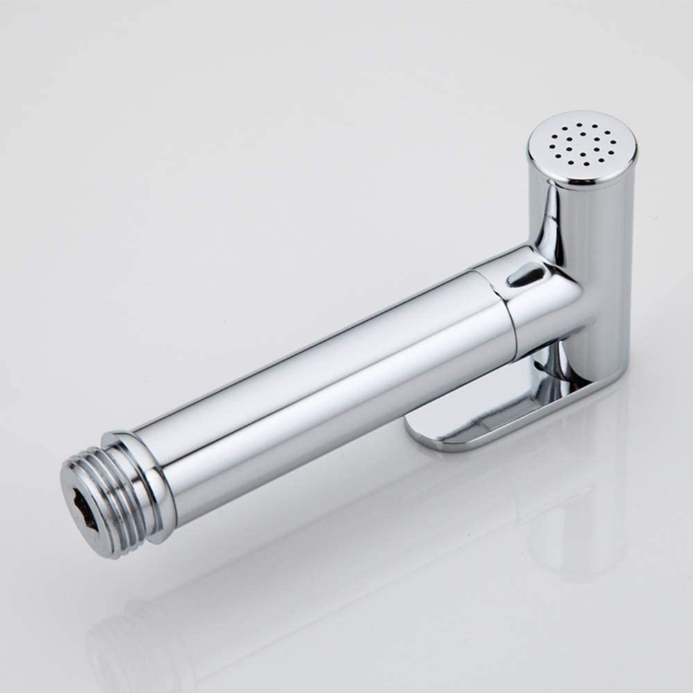 **Brass Chrome Handheld Sprayer Kit - Portable Wall Mounted Shower Sprayer for Bathroom, Toilet Cleaning & Personal Hygiene | Ideal for Cloth Diaper Washing, Floor Cleaning & Household Use**