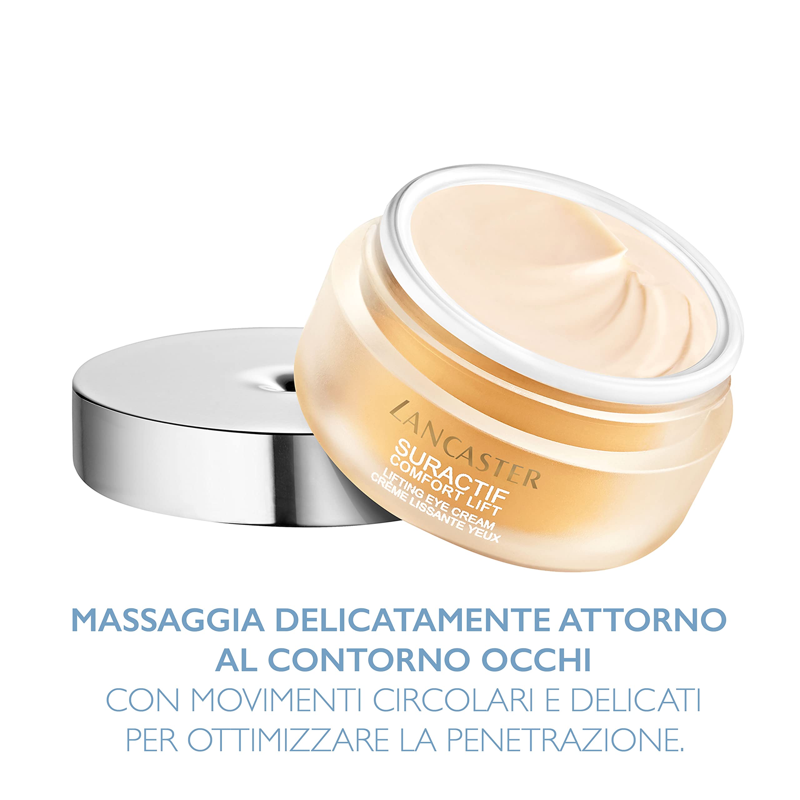 Lancaster Suractif Comfort Lift Lifting Eye Cream - Anti-Aging & Wrinkle Reduction (1 Count) | Perfect for Dark Circles & Puffy Eyes | Day & Night Use