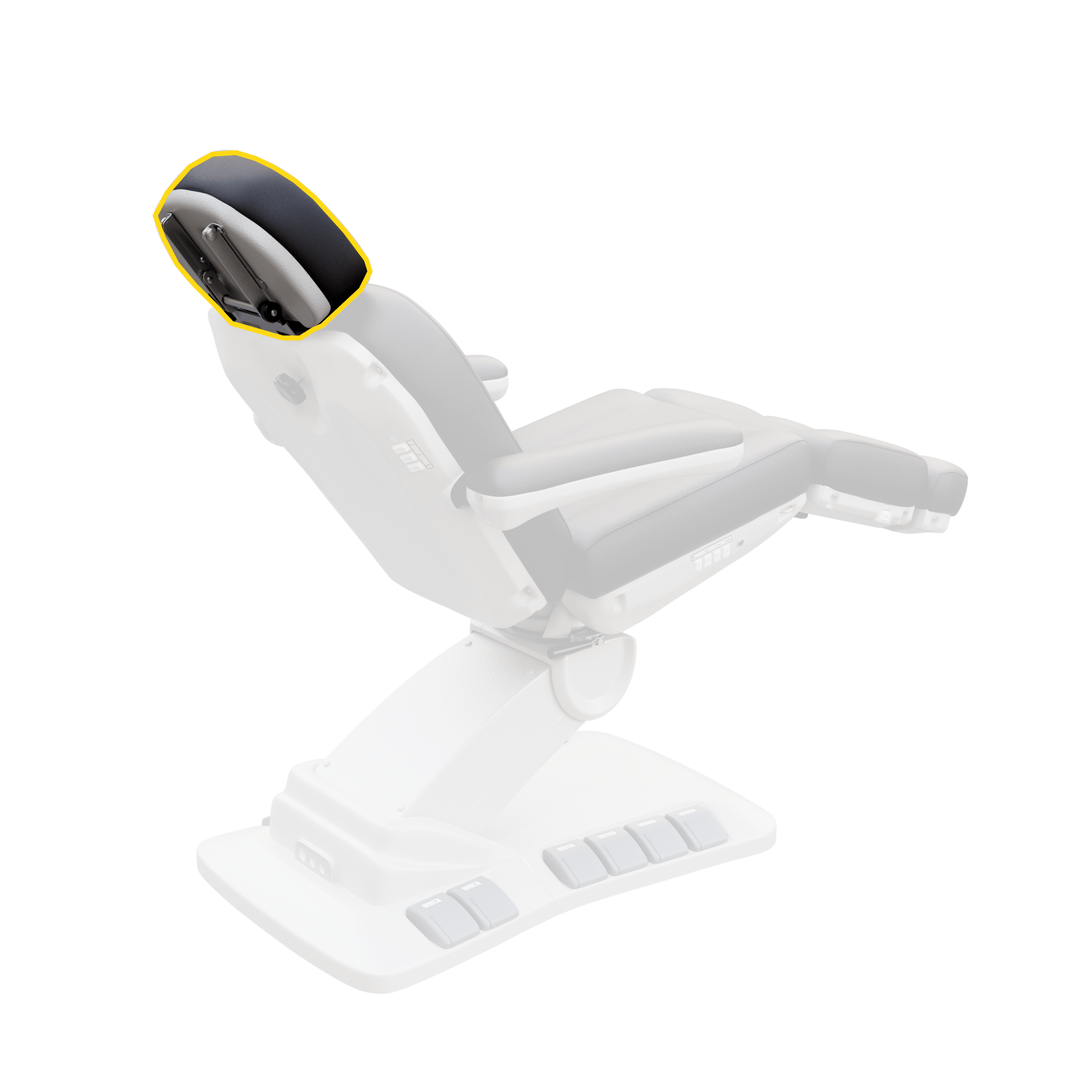2246EB Treatment Chair with Adjustable Headrest - Complete Set for Massage & Therapy - Perfect for Chiropractic, Spa, and Salon Use
