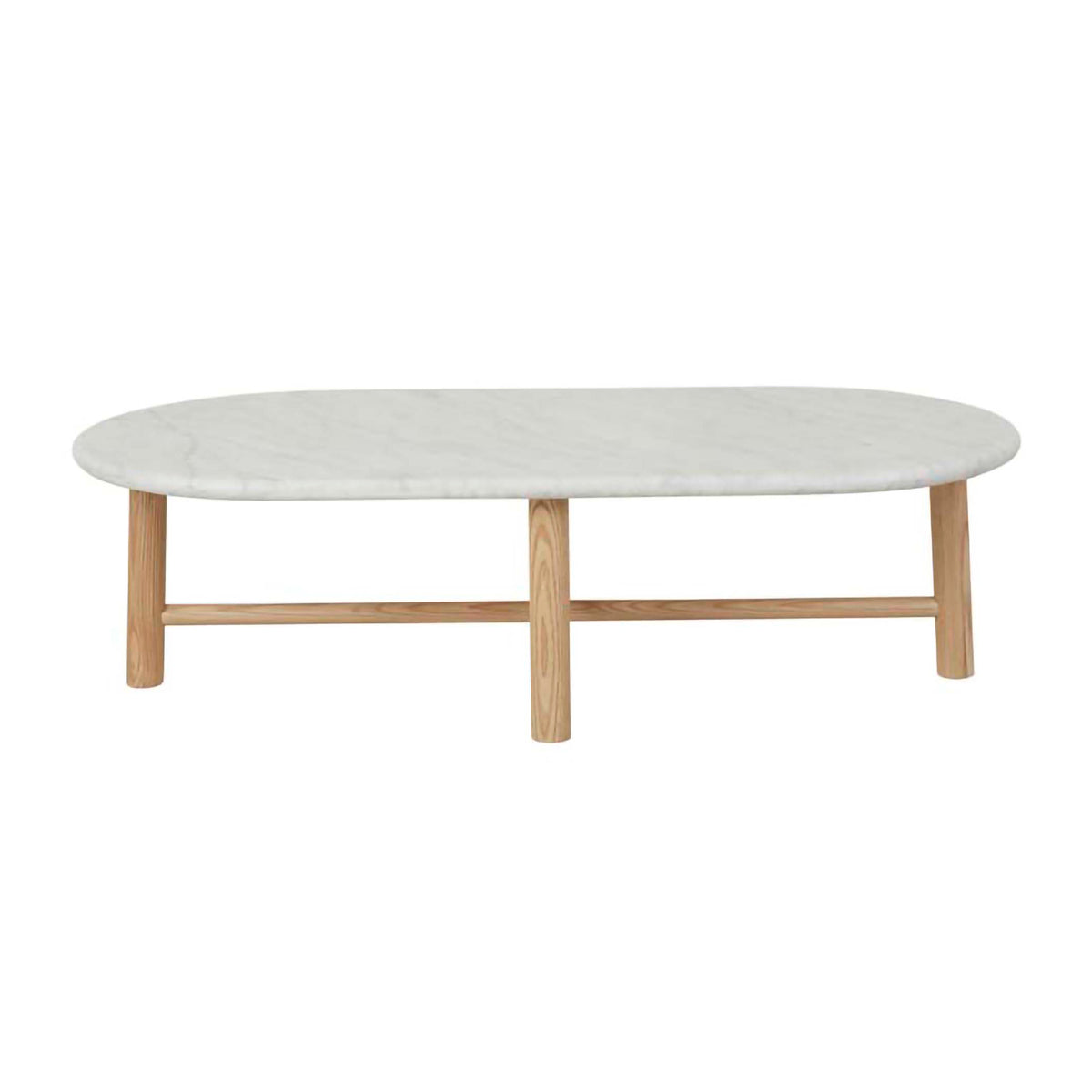Matt White Marble / Natural Ash