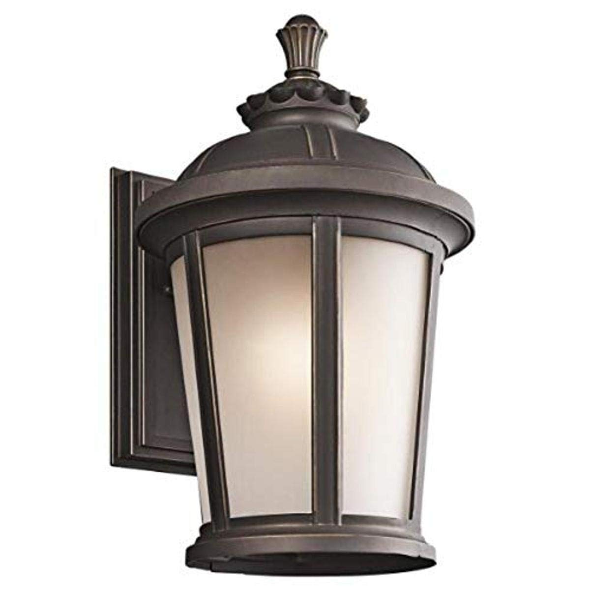 Kichler 49411RZ Ralston Outdoor Wall Light Fixture - 1-Light, Rubbed Bronze Finish - Perfect for Porch, Patio, and Exterior Entryway Lighting