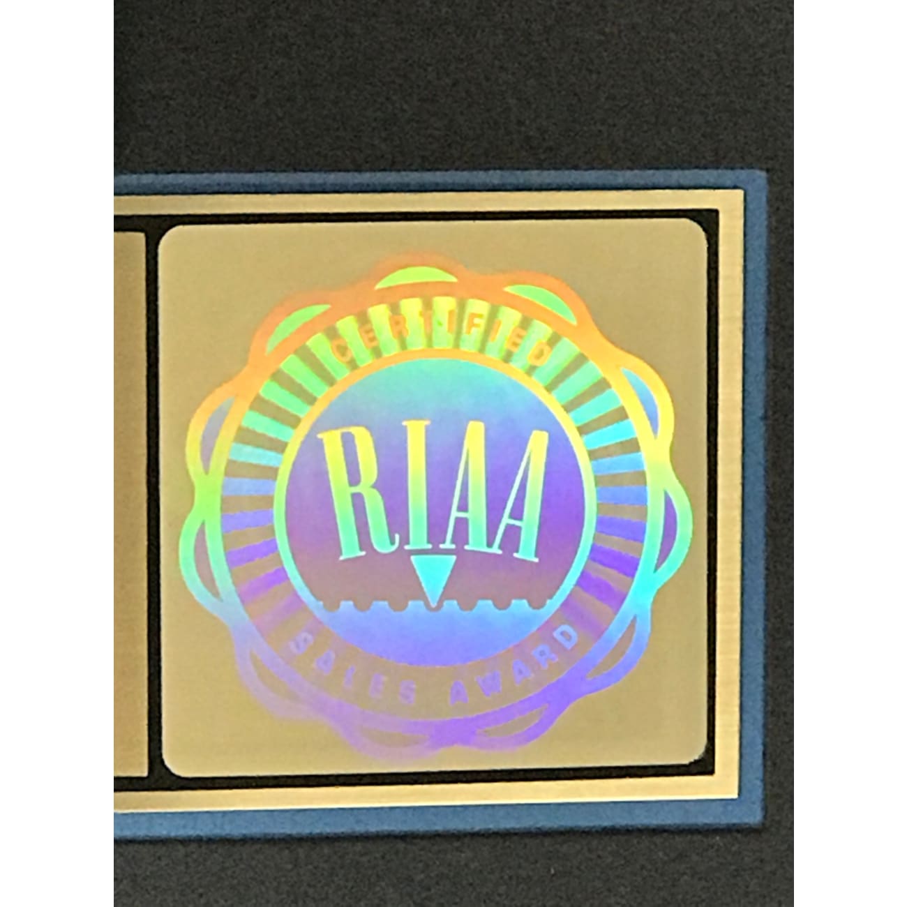 Cher (1987) RIAA Certified Gold Album Award - Perfect for Music Collectors & Cher Fans
