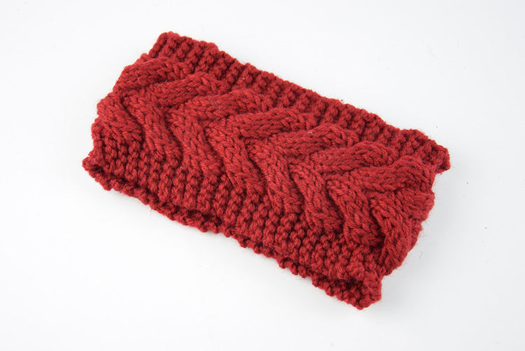 Warm Acrylic Thick Wool Knitted Headband for Women - Winter Fashion Hair Accessories - Perfect for Outdoor Activities & Cold Weather