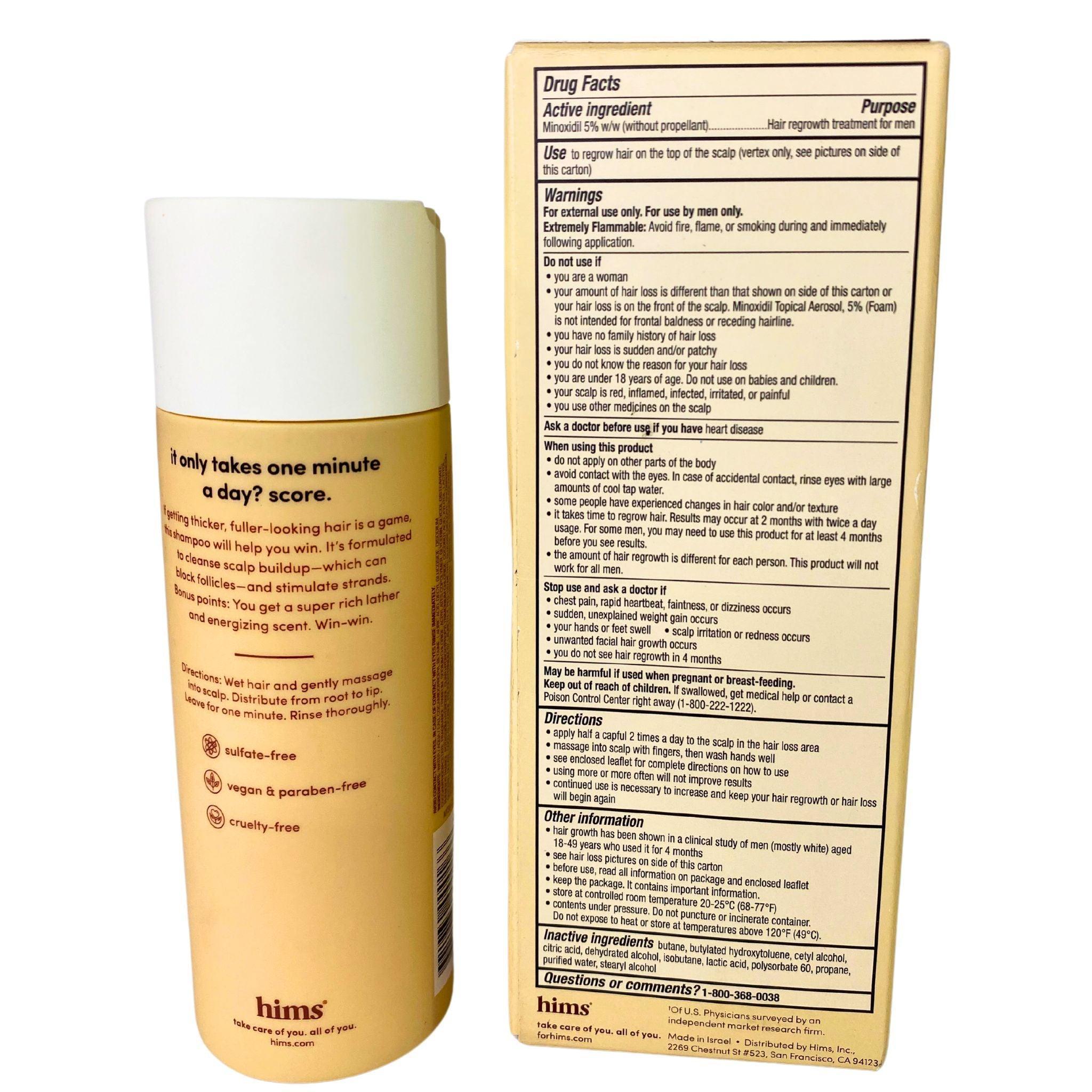 Hims Hair Regrowth Treatment & Thickening Shampoo Set - 17 Piece Kit for Thicker, Healthier Hair - Perfect for Men & Women with Thinning Hair at Home or Salon Use