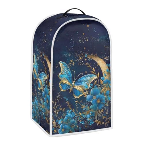 Blue Butterfly Moon Flower