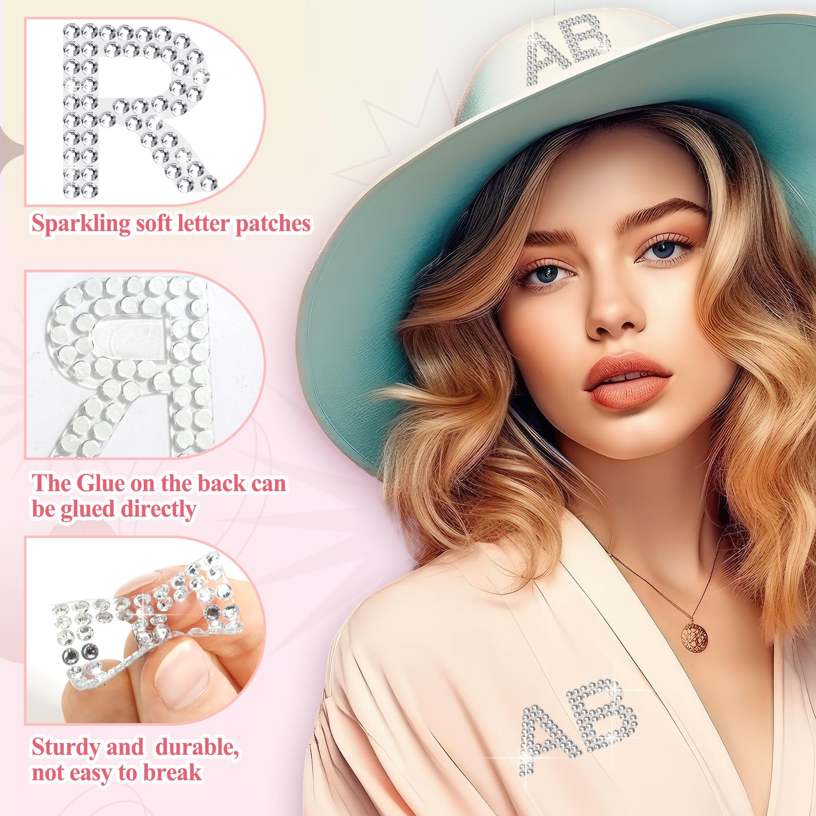 170Pcs Silver Rhinestone Alphabet Stickers - Self-Adhesive Glitter Letter Stickers for DIY Crafts, Clothes, Bags, Hats & Home Decor | Sparkling Gemstone Border Decals for Scrapbooking, Wedding Invitations & Party Decorations