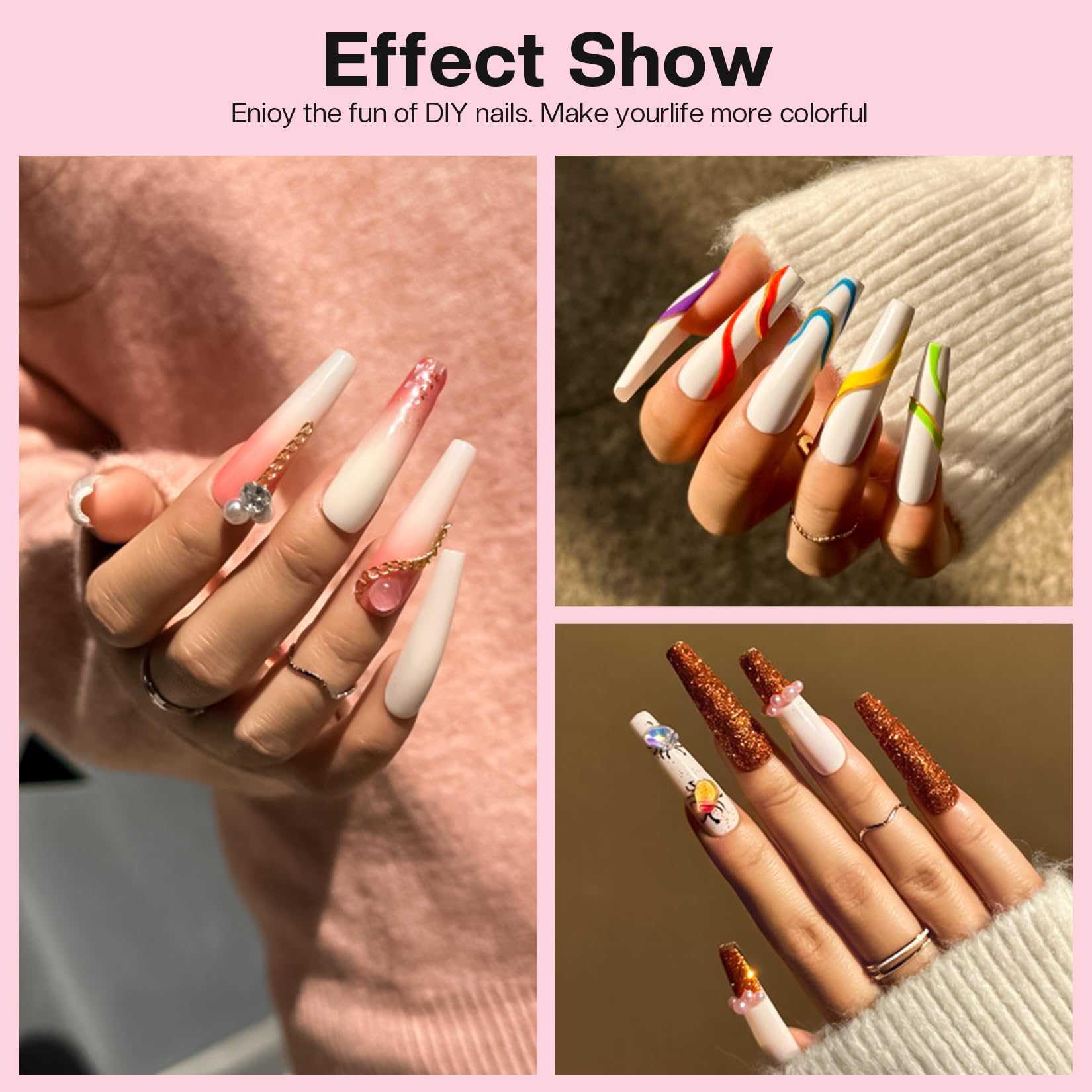 Morovan Professional Acrylic Nail Kit for Beginners - Complete Starter Set with Acrylic Powder & Glitter for Nail Extensions & Salon-Quality Manicures | Perfect for Home Use, DIY Nail Art & Professional Nail Technicians