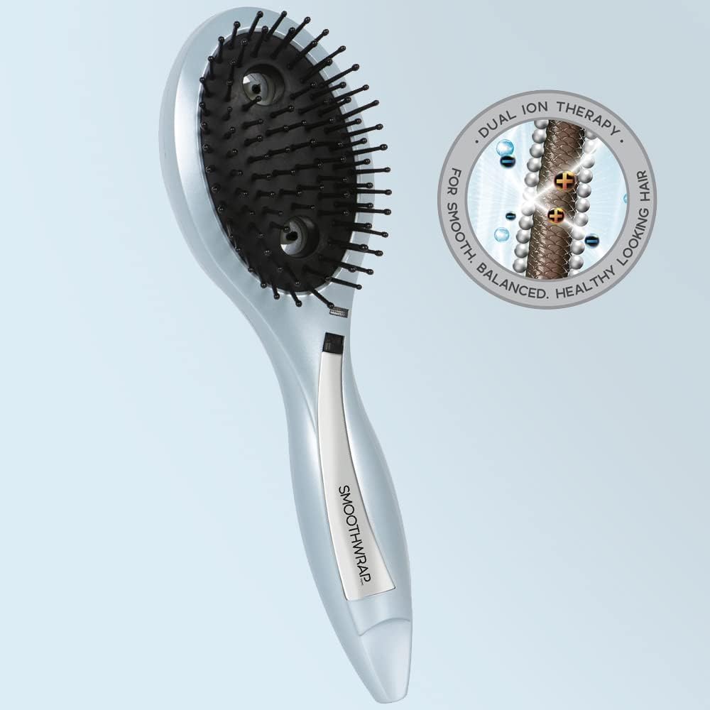 InfinitiPRO Conair SW90C Smoothing Ion Brush for Hair Styling - Perfect for Smoothing, Detangling & Shine at Home or Salon