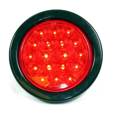 Fortpro 4 Round LED Light with 18 LEDs - Bright Energy-Efficient Lighting for Home, Garage, Workshop, and Outdoor Use
