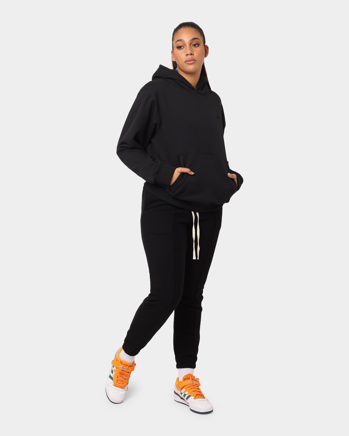 Adidas Adicolor Trefoil Hoodie for Men & Women - Black Pullover Sweatshirt with Classic Logo | Casual Wear, Gym, Street Fashion