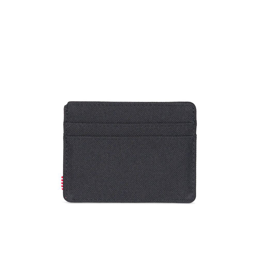 Herschel Charlie Wallet for Men & Women - Slim RFID Blocking Bifold Wallet - Black | Perfect for Travel, Business & Everyday Use