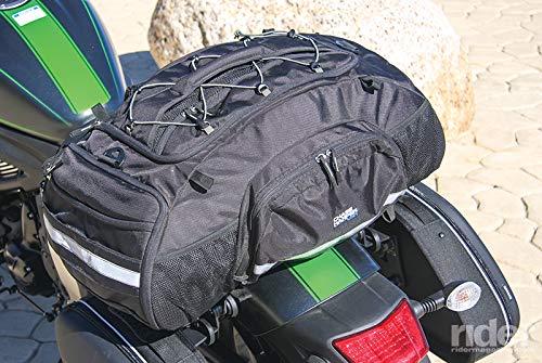 **3550 Roadtripper Pack - 3550 Aeropac II Saddle Bags & 4800 Strap Mount Tail Trunk - Waterproof, Tear-Resistant, Heavy-Duty Ballistic Nylon - Perfect for Motorcycle Travel & Adventure Riding**