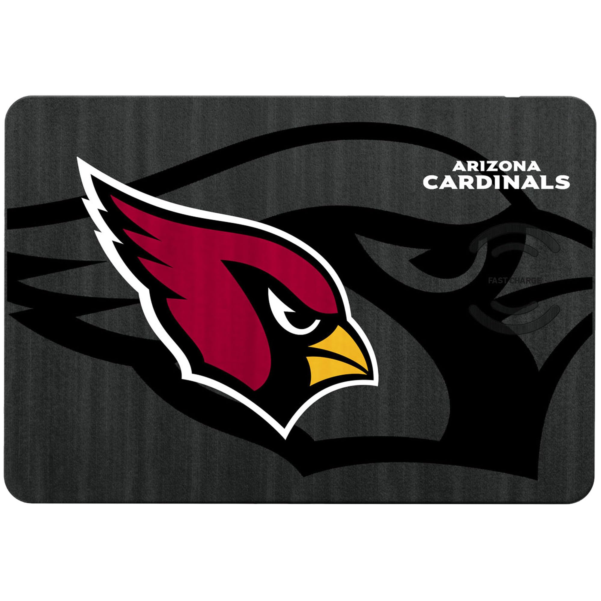 Arizona Cardinals NFL Wireless Charging Mouse Pad - Fast Qi Charger for Phones & Devices - Perfect for Office, Gaming & Home Desk Setup