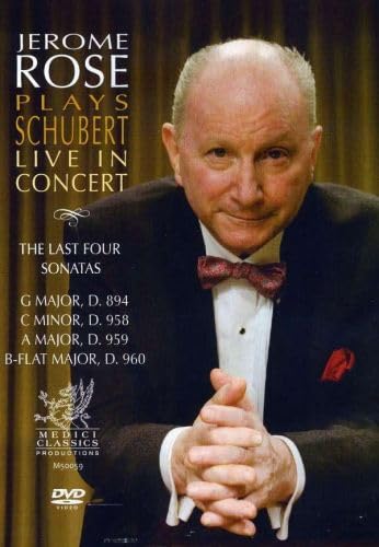 Jerome Rose Performs Schubert's Last 4 Piano Sonatas Live in Concert | Classical Music Performance | Perfect for Piano Enthusiasts & Concert Lovers