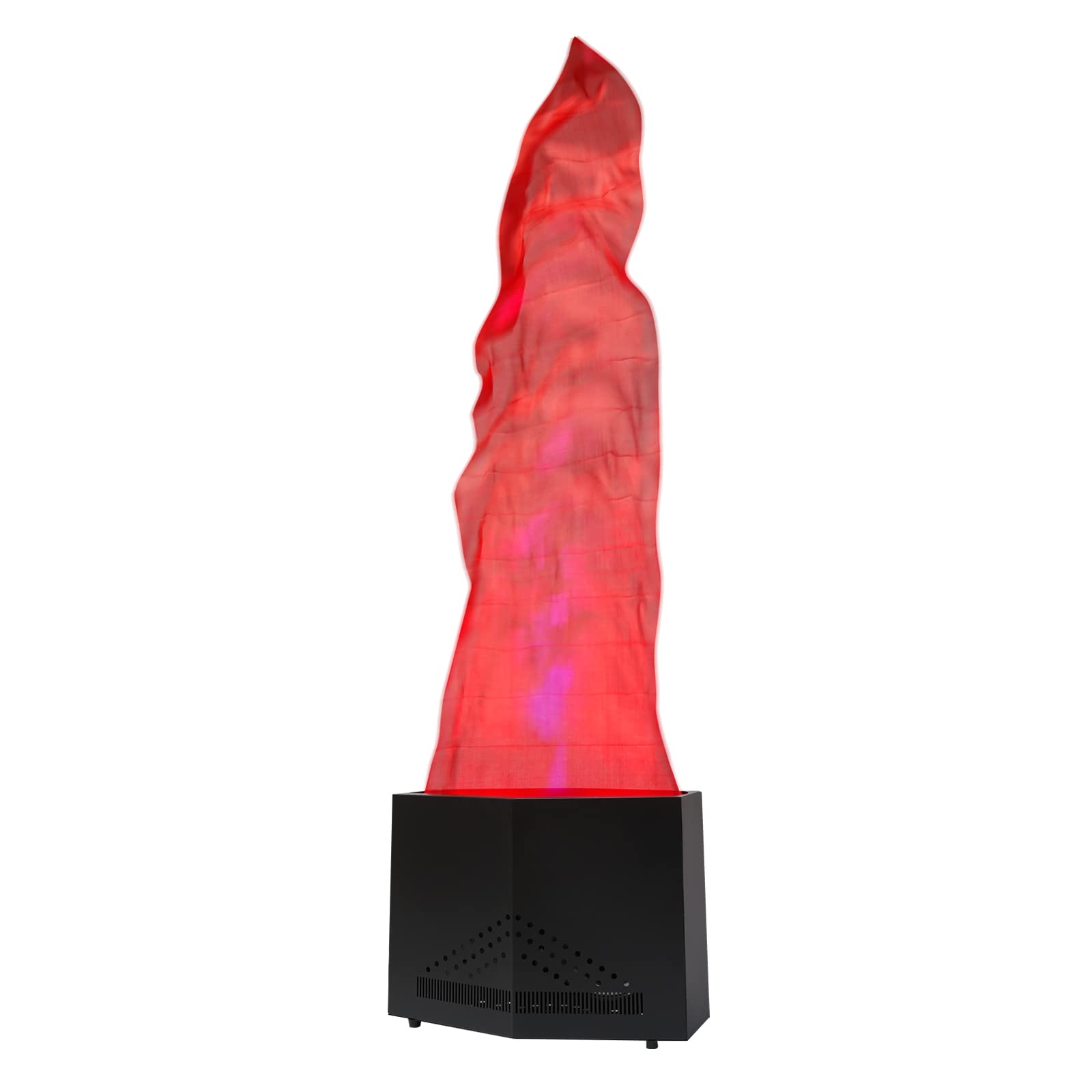 24 LED Fake Flame Light - Red & Blue Stage Fire Effect Light, Realistic Artificial LED Flame Lamp for DJ Club Party, Disco Bar, Halloween Decor, Camping & Home Ambiance