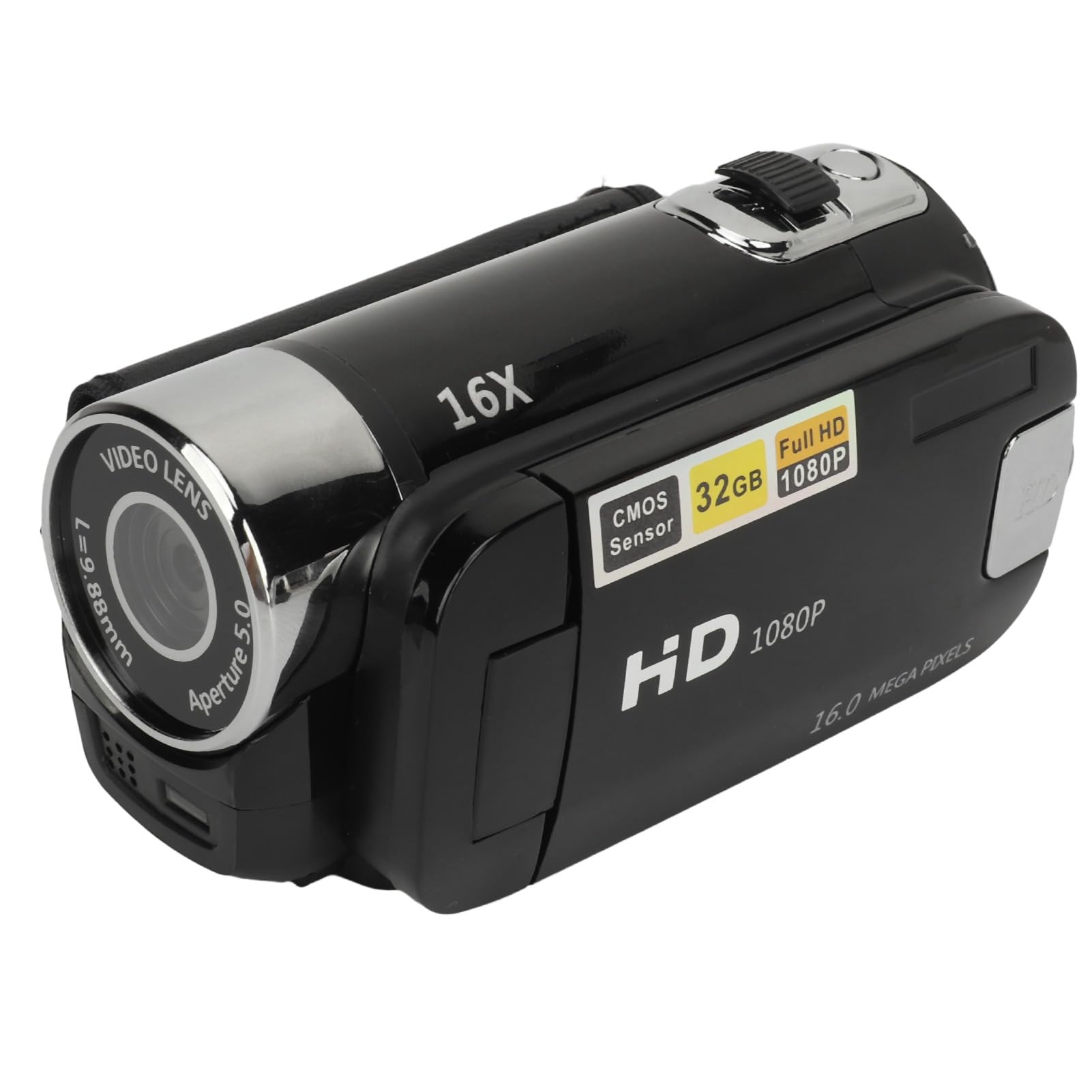 Plyisty 1080P 16MP Digital Video Camera with 2.4