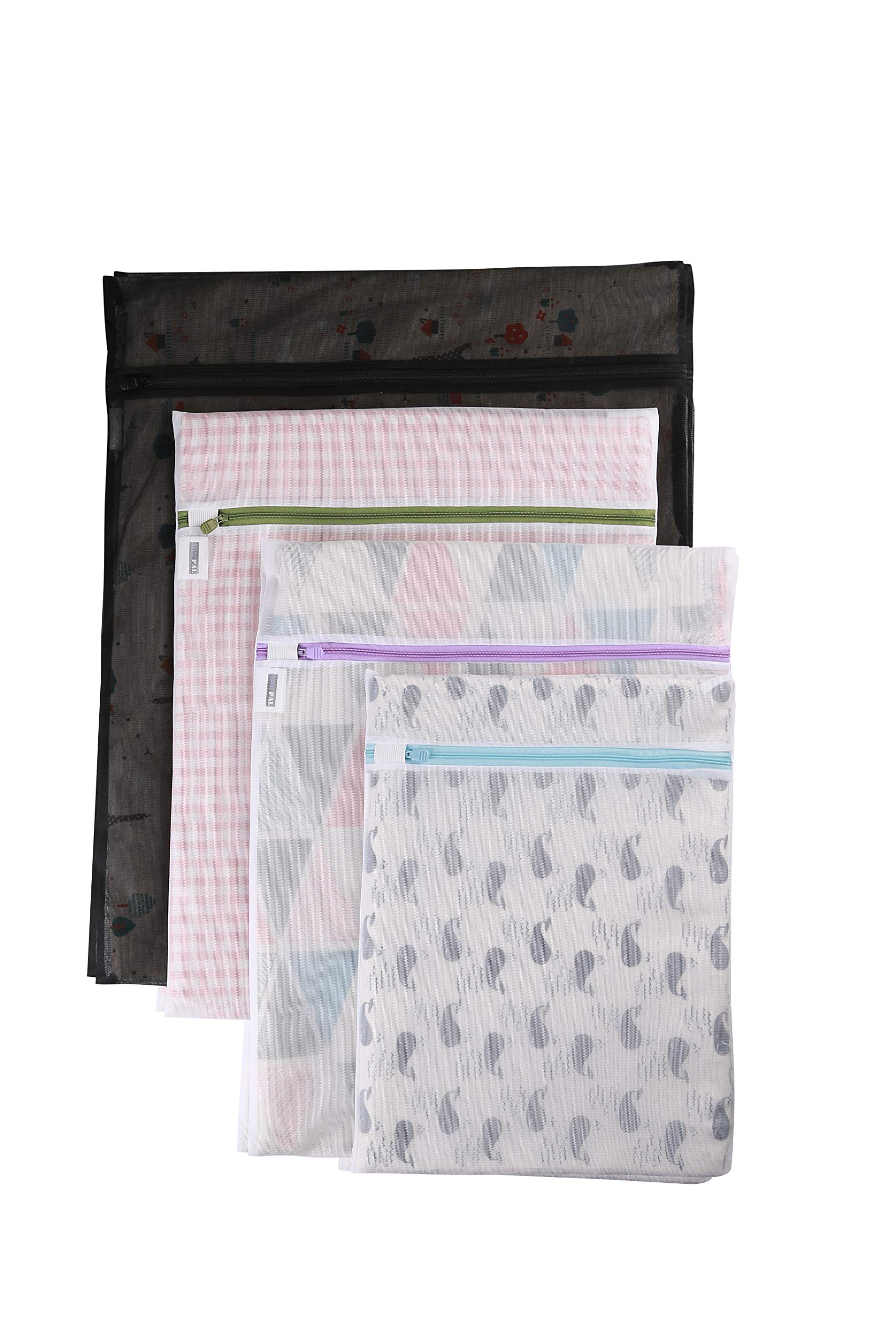 Best Laundry Bags for Travel & Delicates - Mesh Wash Bags for Clothes Protection (Set of 3) | Perfect for Gym, College Dorms & Baby Clothes
