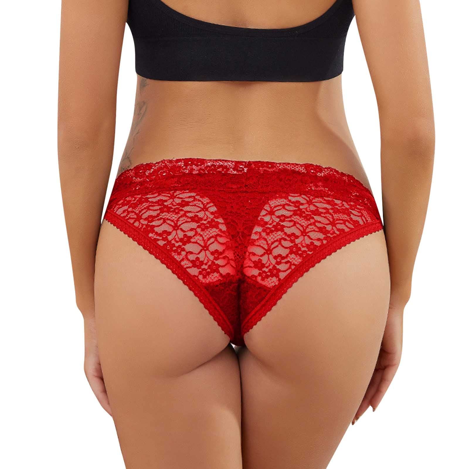 Sexy Lace High Waist Panties for Women - Comfortable Patchwork Lingerie Underwear | Perfect for Valentine's Day, Date Night & Special Occasions