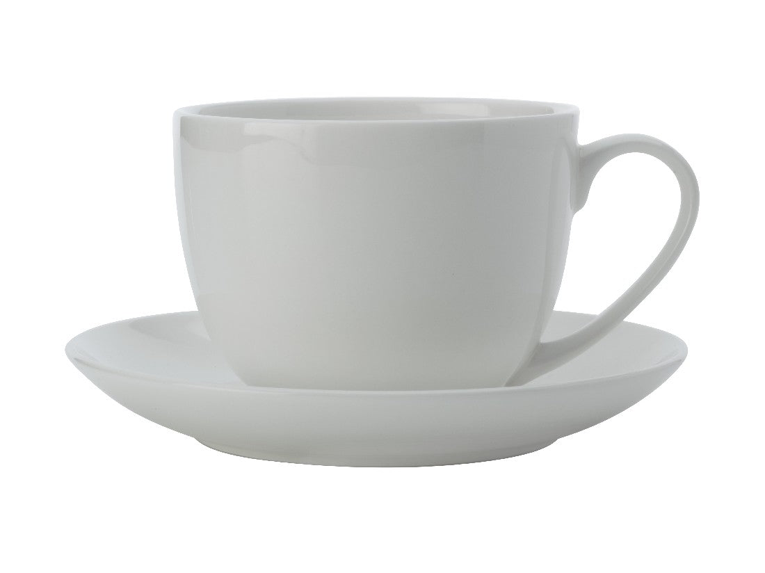 Maxwell & Williams Premium Cashmere Cup & Saucer Set - 230ml Porcelain Tea Cup with Elegant Design - Perfect for Afternoon Tea, Gifts & Home Decor