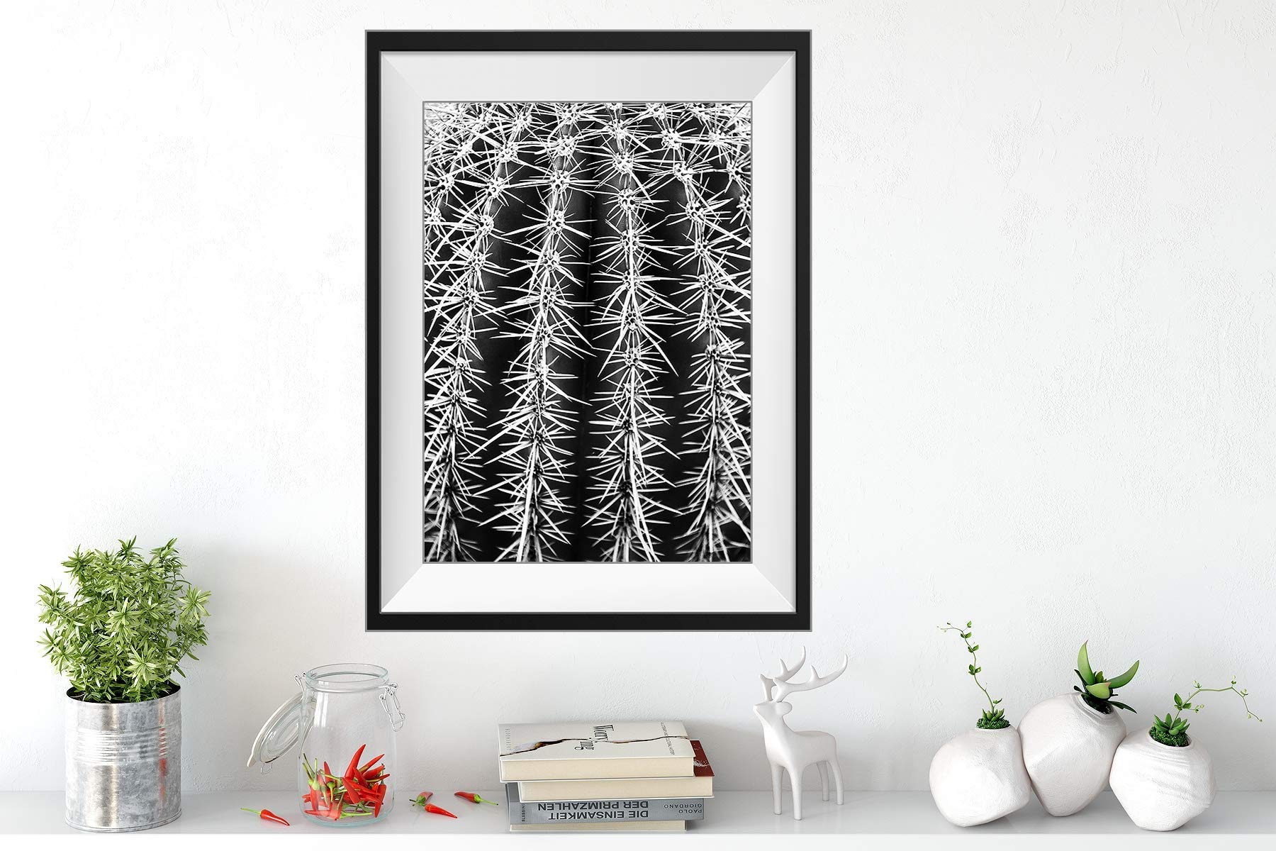 Stunning Saguaro Cactus Photography Print - Southwest Arizona Desert Landscape Wall Art for Home & Office Decor | Nature Canvas Wall Decor Perfect for Living Room, Bedroom or Office Spaces