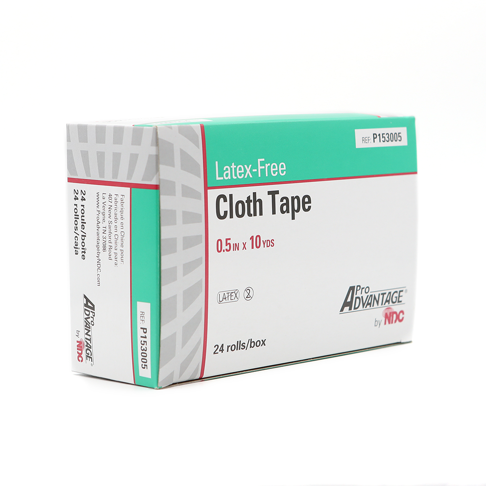 Breathable Cloth Surgical Tape 1/2 Inch - Hypoallergenic Medical Adhesive Bandage for Wound Care & First Aid - Ideal for Securing Dressings & Medical Tubes