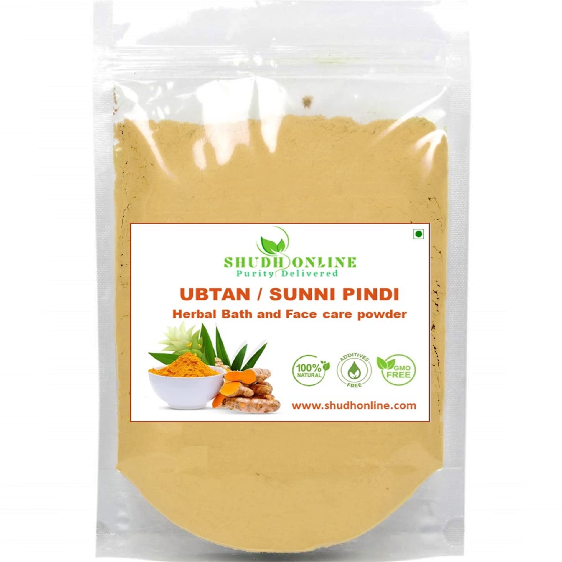 Shudh Online Sunnipindi Powder - Herbal Ubtan Bath Powder (400g) for Women, Men & Baby | Skin Whitening & Brightening | Natural Ayurvedic Body Care | Perfect for Diwali, Nalangu Maavu & Daily Skincare Rituals