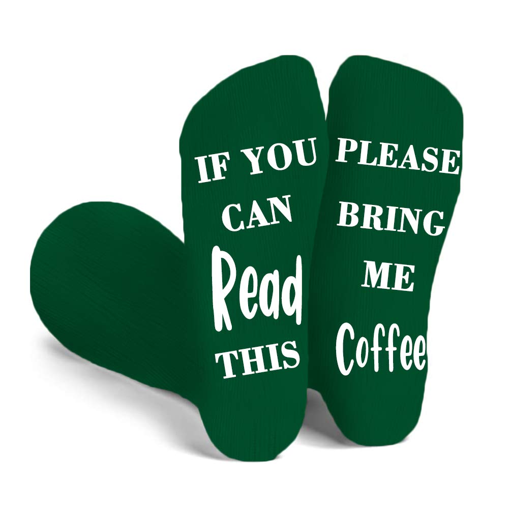 Personalized Funny Socks for Men & Women - Custom Text Novelty Socks with 'If You Can Read This' Design | Perfect Gift for Birthdays, Christmas & Casual Wear