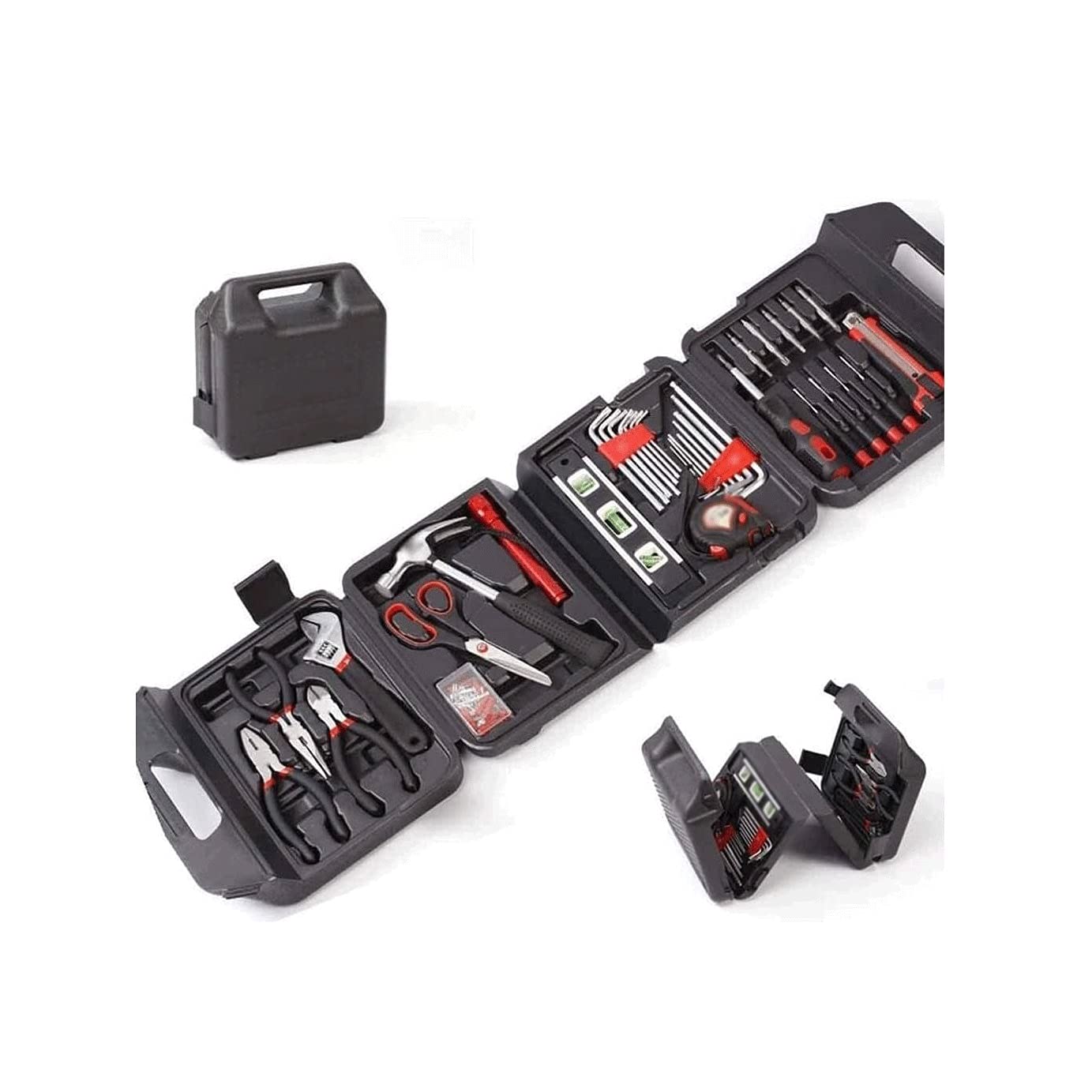 36-Piece Professional Foldable Car Repair Tool Kit Set for Home & Auto Maintenance - Essential Tools for DIY Projects, Home Improvement & Emergency Fixes