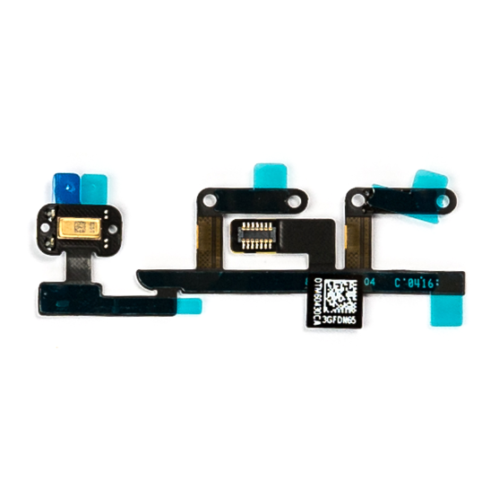 iPad Pro 9.7 Volume Flex Cable Replacement Part - Compatible with A1673 A1674 A1675 Models - Fix No Sound/Low Volume Issues (Perfect for DIY Repairs & Tech Enthusiasts)
