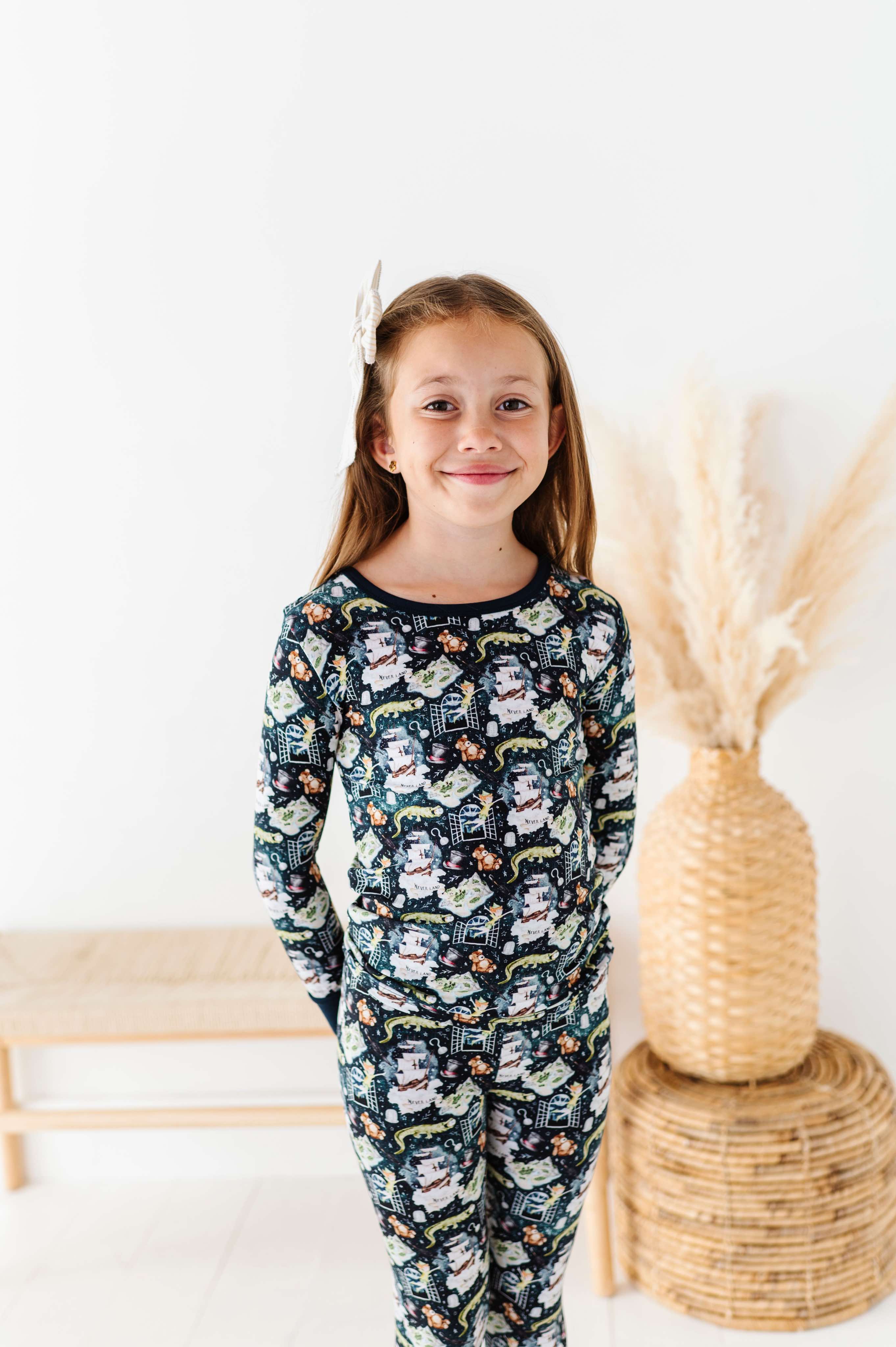 Neverland Two Piece Pajama Set for Women - Soft & Comfortable Sleepwear - Perfect for Lounge, Travel & Relaxation at Home