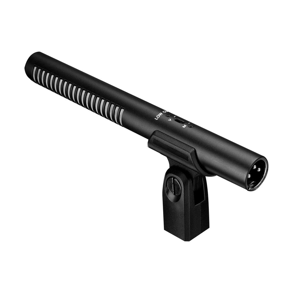 PM-500 Professional Hyper-Cardioid Shotgun Microphone - Crystal Clear & Black - Perfect for Vlogging, Film Making & Studio Recording