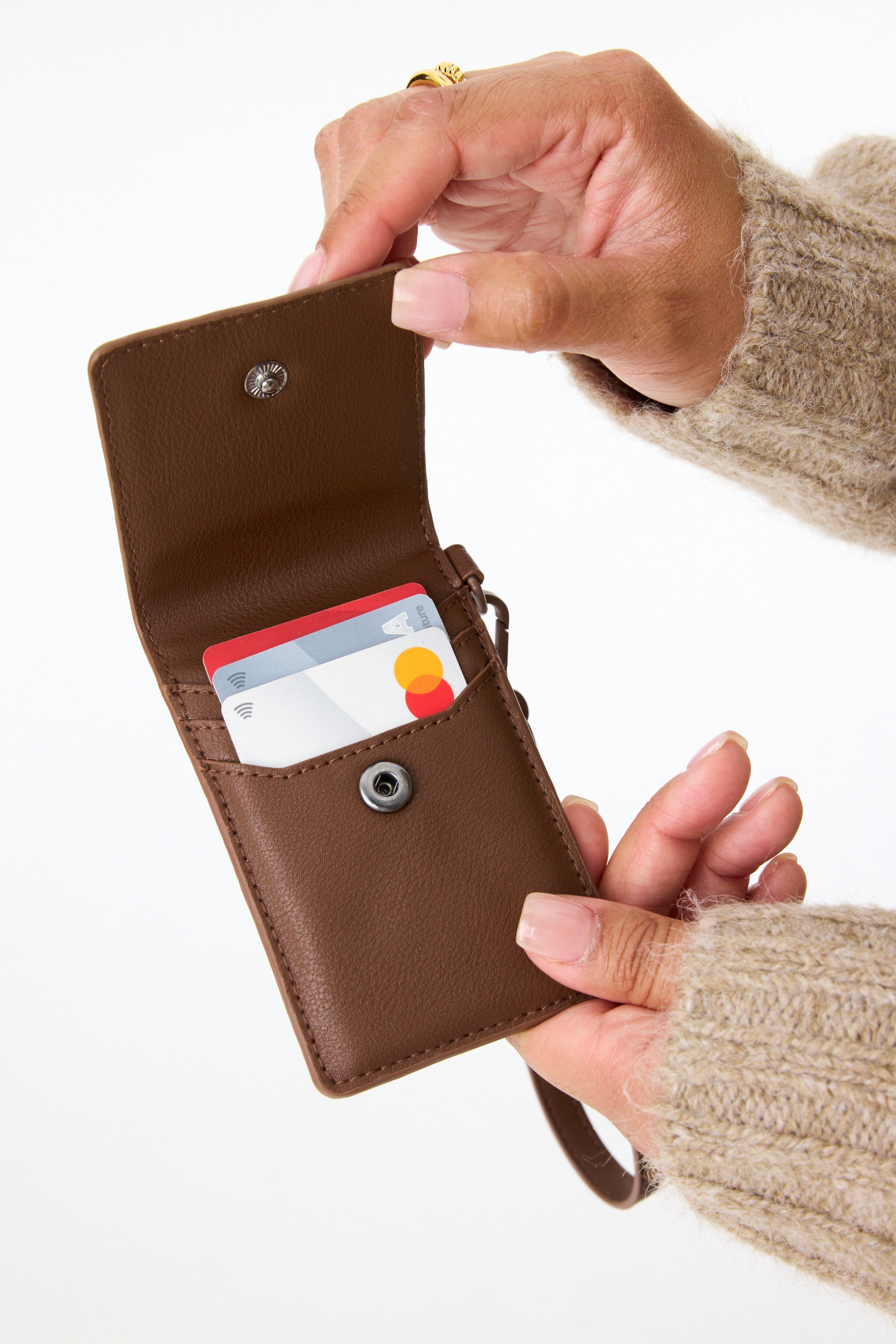 Maple ID Wristlet - Slim RFID Blocking Wallet for Women - Perfect for Travel, Work & Everyday Use