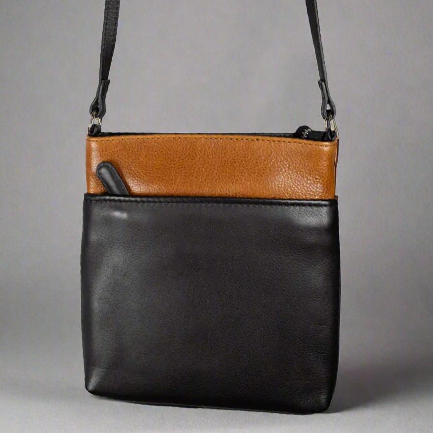 Black/ Cognac