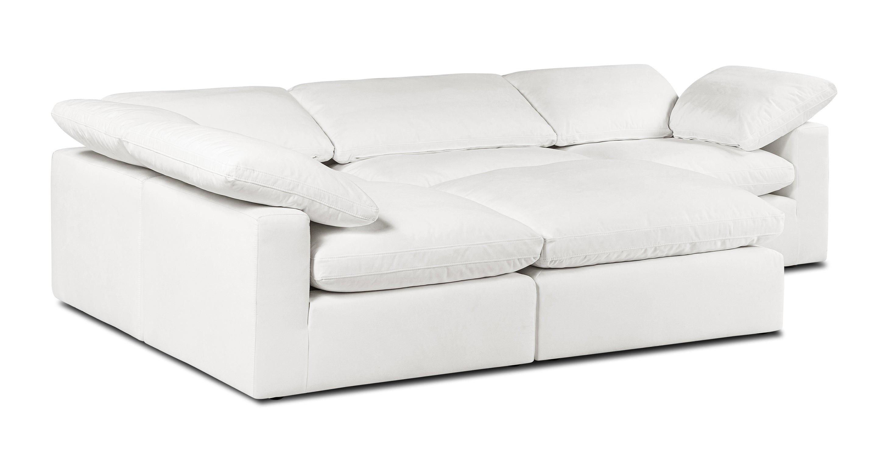 5-Seat Aspen Modular Sectional Sofa with Reversible Chaise - Modern L-Shaped Couch for Living Room, Family Room & Home Theater