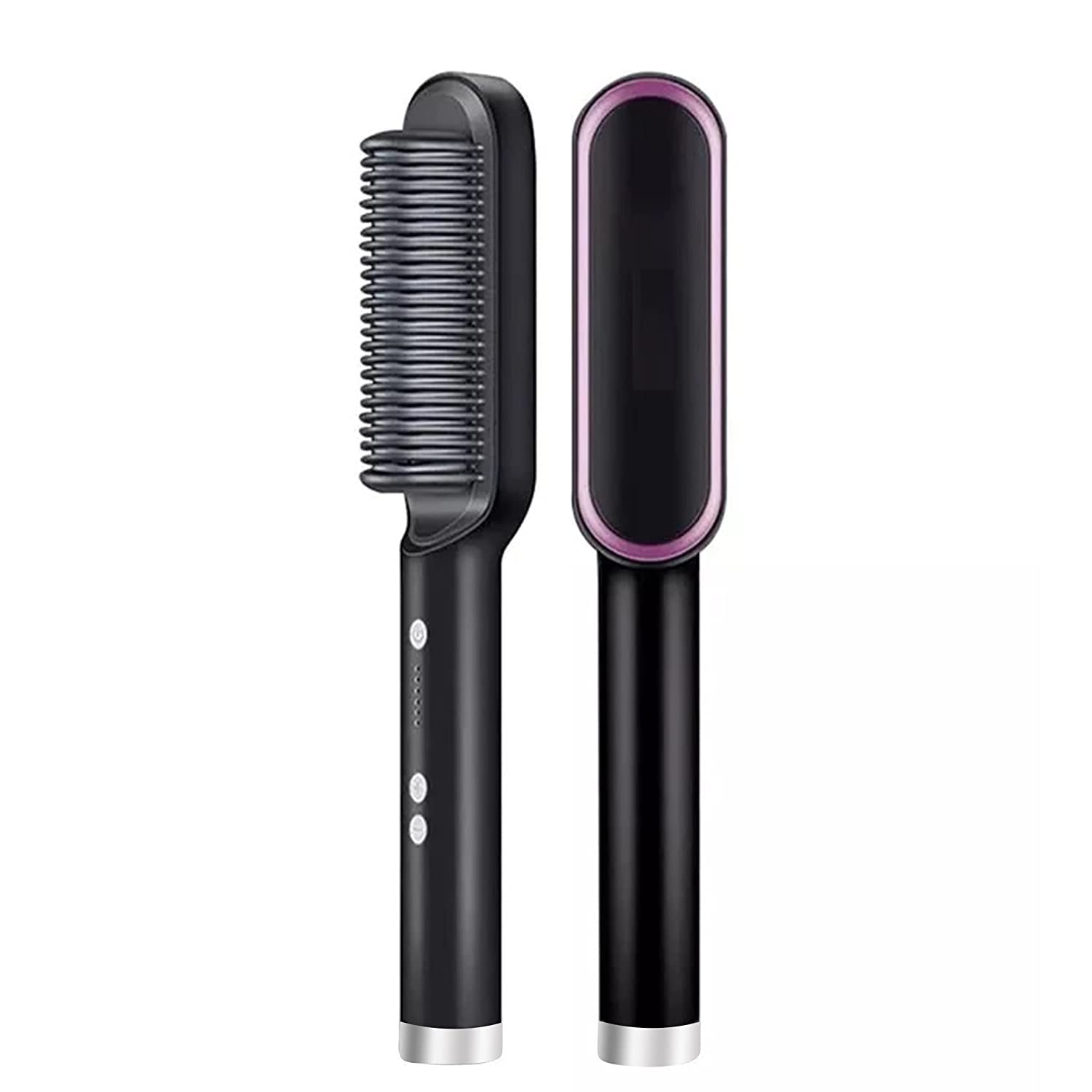 TILCHINH Hair Straightener Comb for Women & Men - 2 in 1 Styling Brush & Flat Iron with Temperature Control | Perfect for Home Use, Travel & Salon Styling (Multiple Colors)