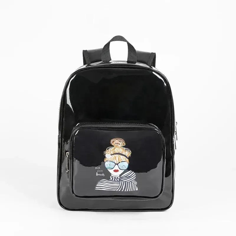 Eco-Friendly PVC Backpack - Lightweight Waterproof School & Travel Backpack for Students & Outdoor Adventures