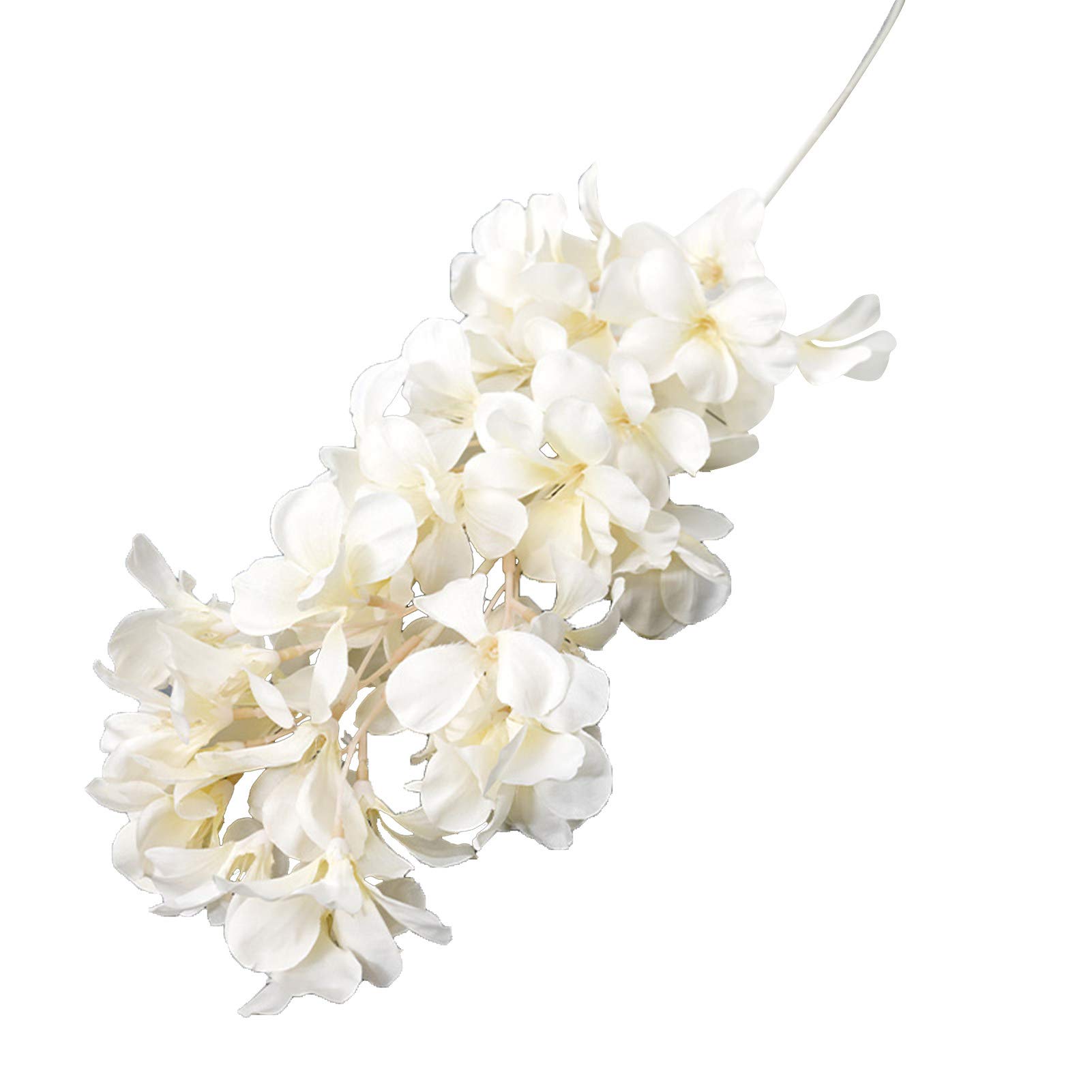 Artificial Frangipani Flowers - Realistic Fake Plumeria Silk Flowers for Wedding Decor, Home Decoration, Party & Photo Props - Perfect for Centerpieces, Bouquets, and Tropical-Themed Events