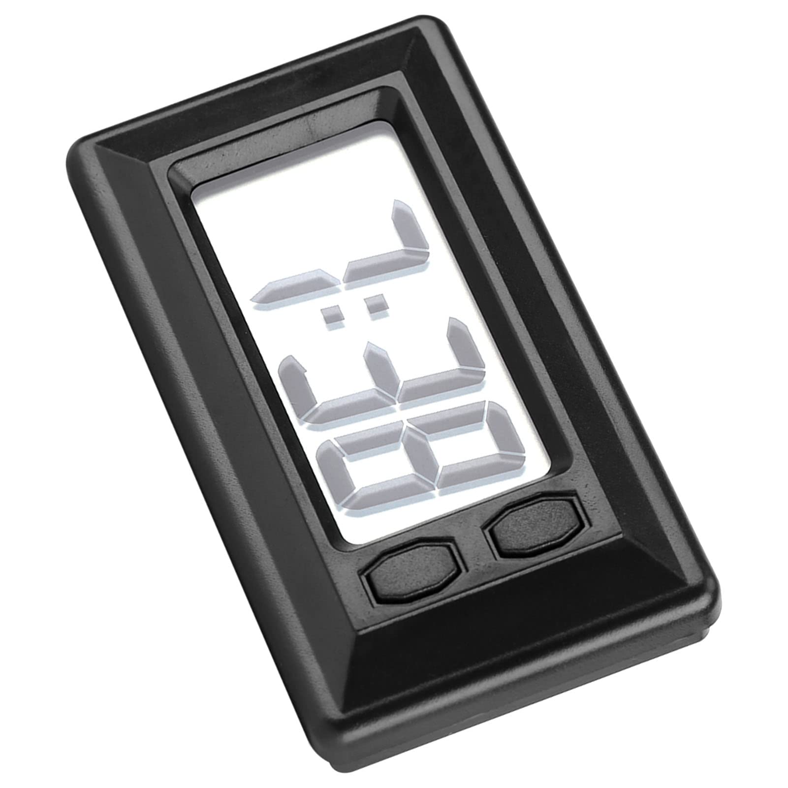 Digital Alarm Clock with Large LCD Display - Date & Time for Car Dashboard, Desk, Home - Portable with Adhesive Pad - Perfect for Office, Bedroom, Nightstand, and Vehicle Use