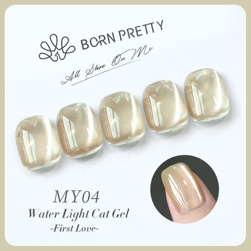 Water Light Cat Magnetic Gel Polish - First Love 10ml Nail Art Kit for Salon & Home Manicure - Perfect for Valentine's Day & Special Occasions