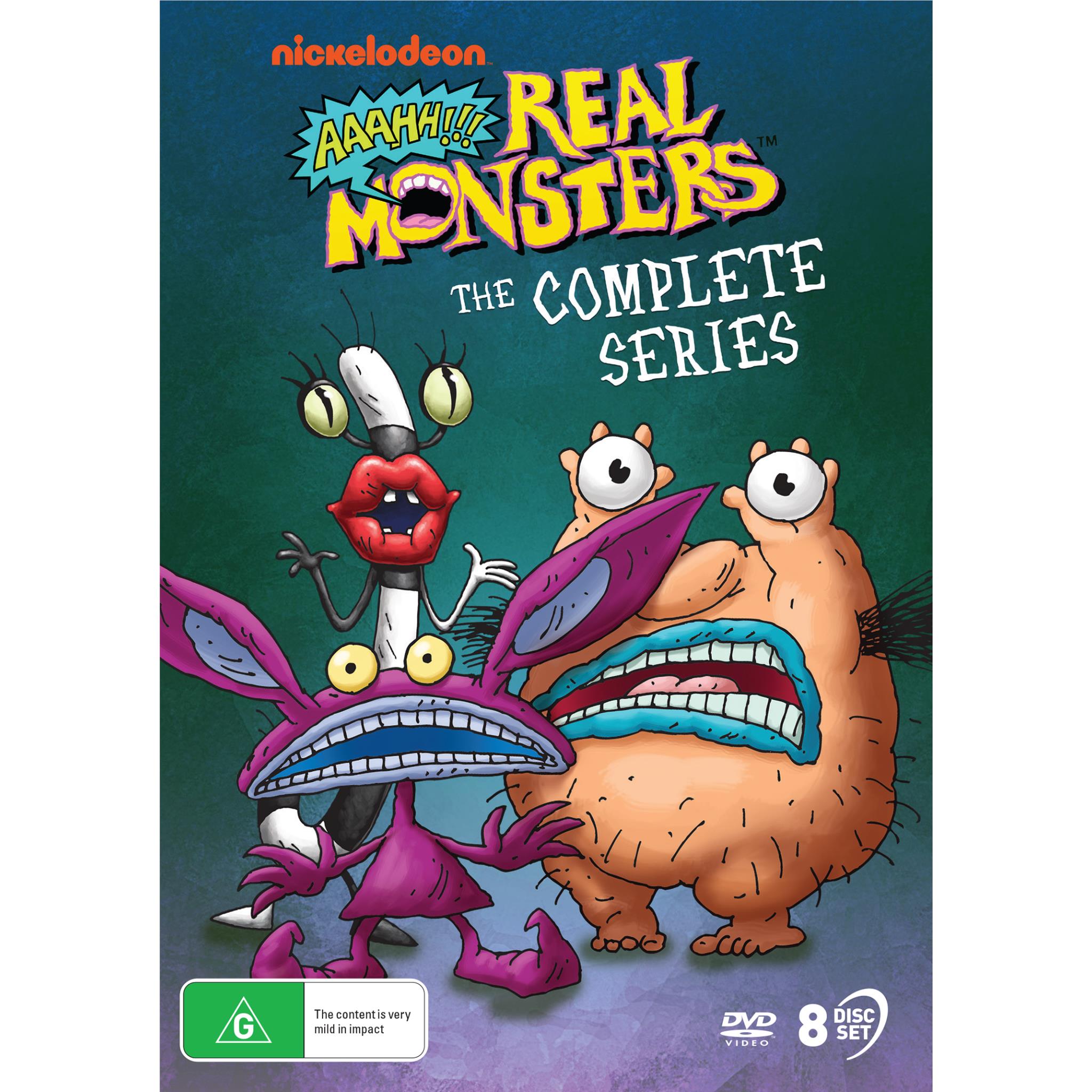 Aaahh!!! Real Monsters: Complete Series DVD Box Set - Classic 90s Cartoon Collection for Kids & Adults | Perfect for Halloween Parties, Nostalgic Viewing, and Cartoon Lovers