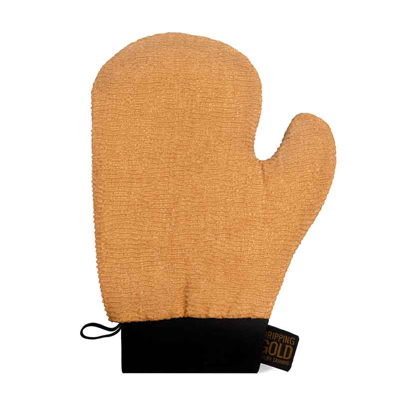 Luxury Exfoliating Mitt for Smooth Skin - Premium Gold Exfoliator Glove for Body Scrub & Dead Skin Removal - Perfect for Spa, Shower & Home Skincare Routine
