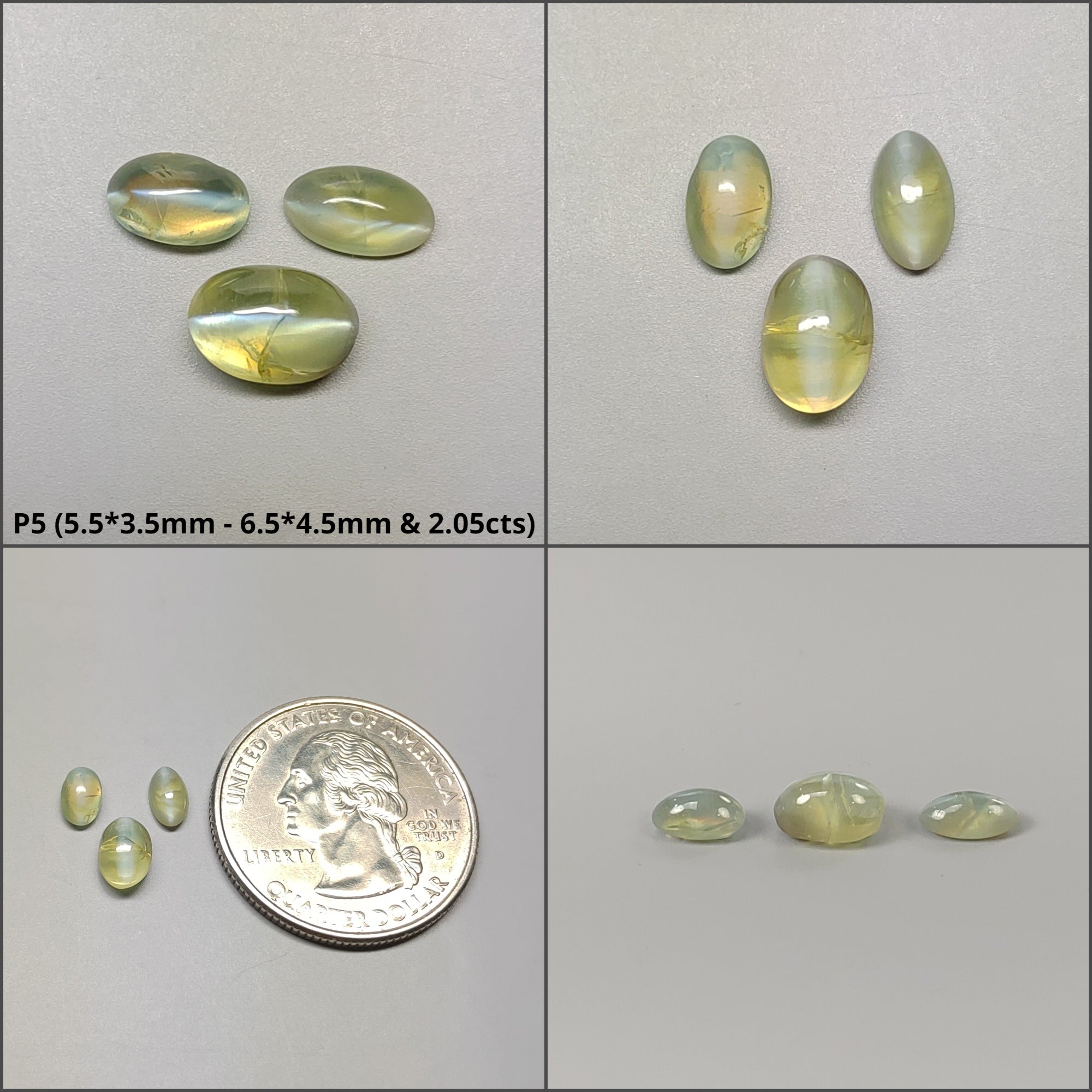 Natural Untreated Chrysoberyl Cat's Eye Gemstone Cabochon - Oval & Round Shapes for Jewelry Making, Healing Crystals & Collectors | High Quality Unheated Cat's Eye Stones for Rings, Pendants & Spiritual Use
