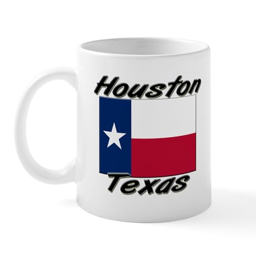 White - Houston Texas Mug