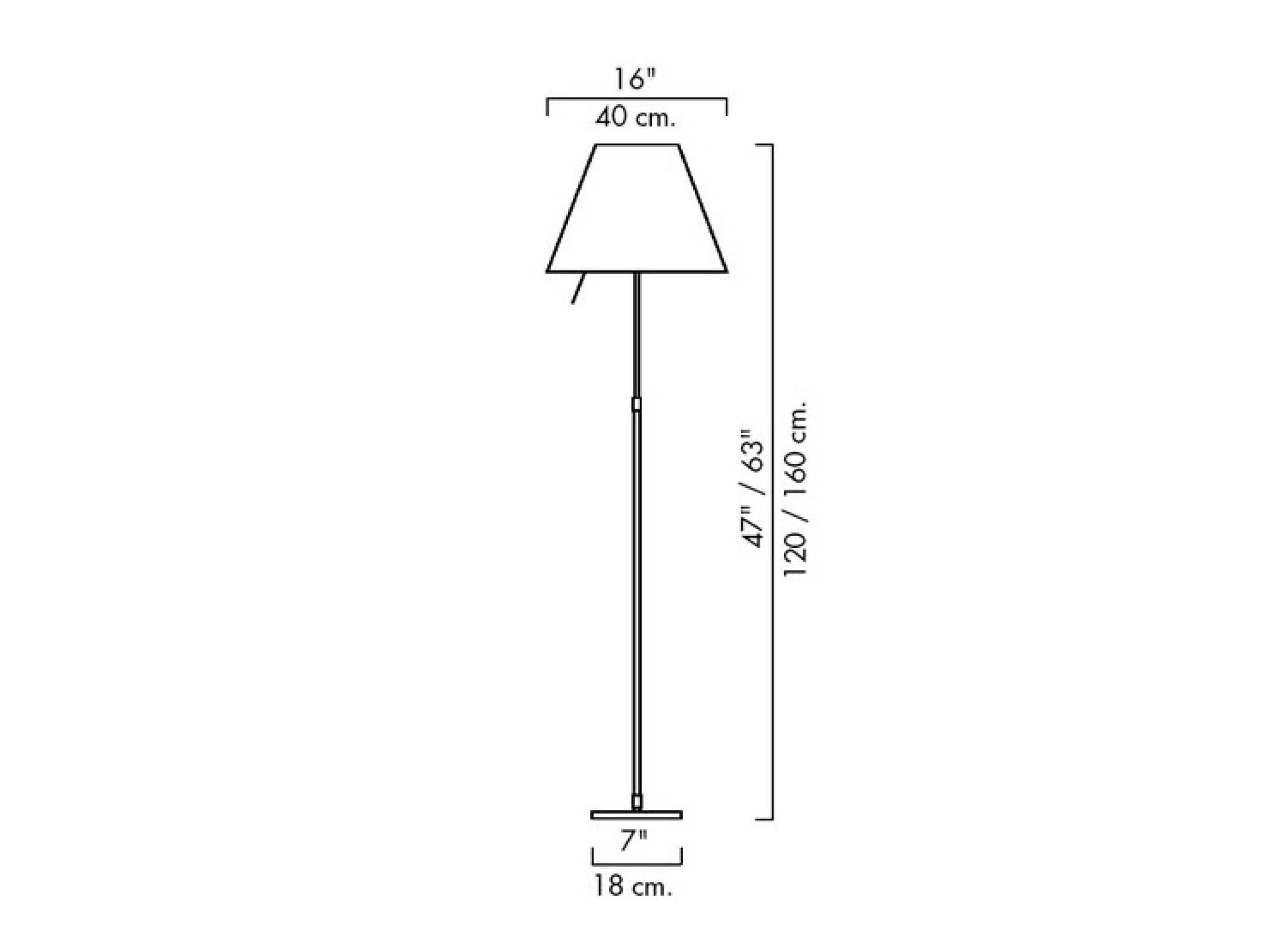 Costanza Modern Floor Lamp - Adjustable LED Standing Light for Living Room, Bedroom & Office - Dimmable Brightness & Energy Efficient Lighting for Home Decor