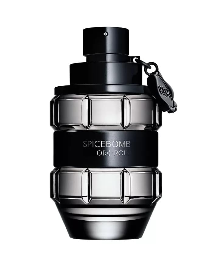Viktor & Rolf Spicebomb Eau de Toilette 3.4 oz for Men - Woody Spicy Cologne with Citrus & Tobacco Notes - Long Lasting Fragrance for Date Night, Office & Special Occasions
