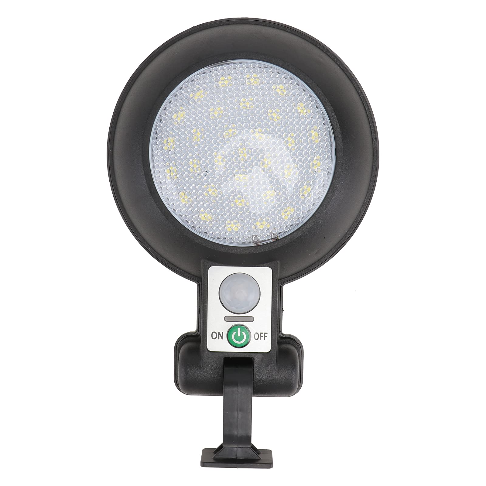 SOLUSTRE Waterproof Solar LED Garden Wall Light with Motion Sensor - Black | Outdoor Solar Powered Lighting for Patio, Yard, Pathway & Garden Decor