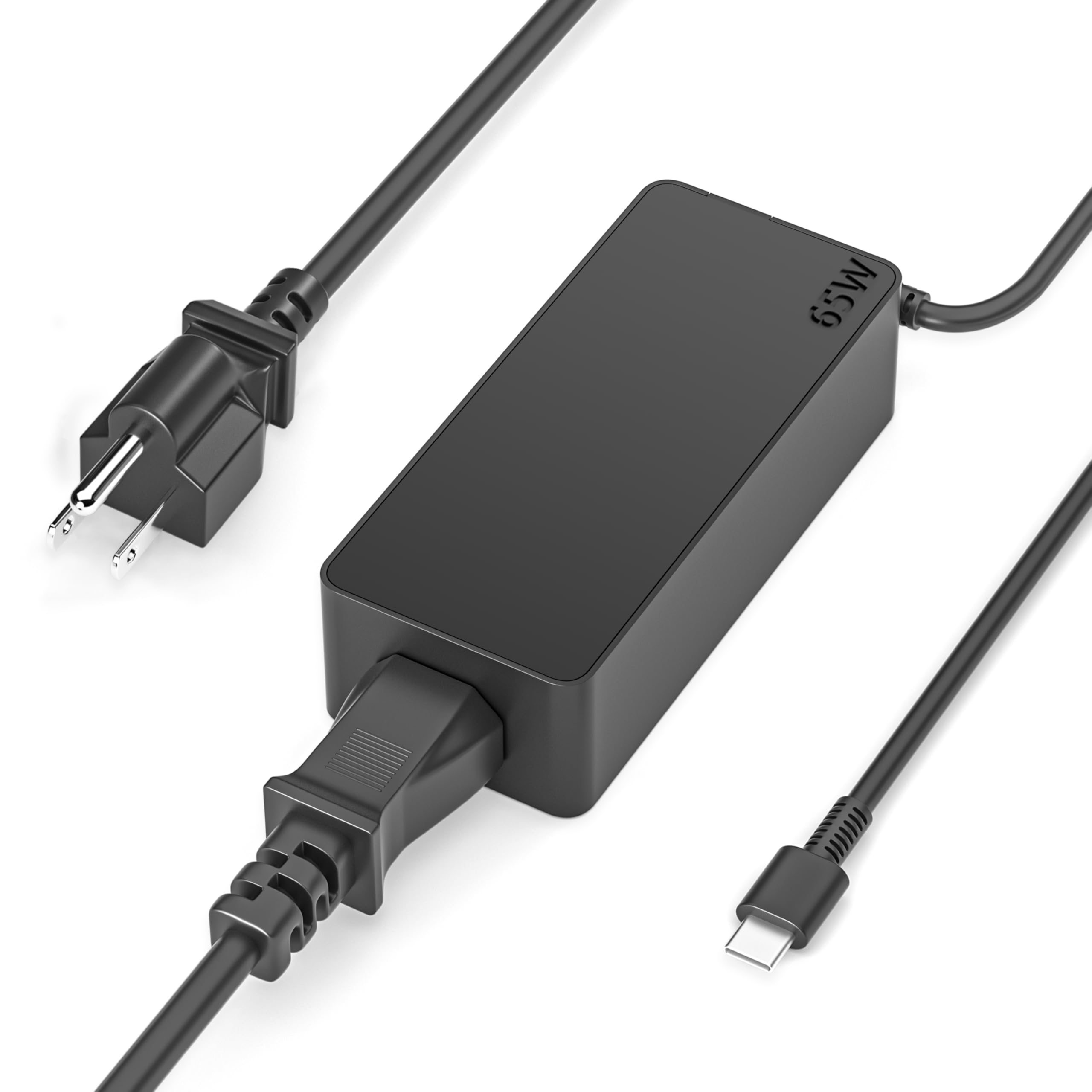 65W 45W USB C Fast Charger for Lenovo Yoga & HP EliteBook Laptops - Compatible with Yoga 9/7/6, C630/C930/C940, EliteBook 840/860/830 Series - Portable Power Adapter for Home, Office & Travel