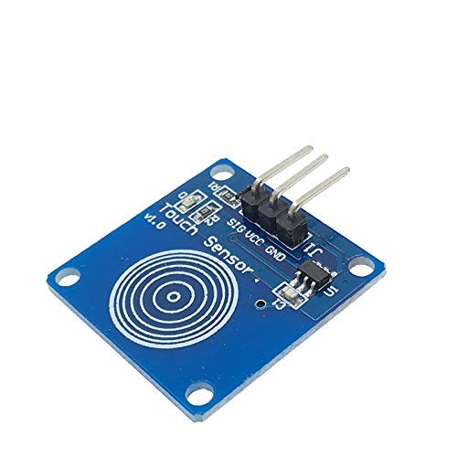 e-INFINITY TTP223B Capacitive Touch Sensor Module - Digital Touch Switch for Arduino DIY Projects | Smart Electronics Starter Kit | Home Automation & Robotics Applications