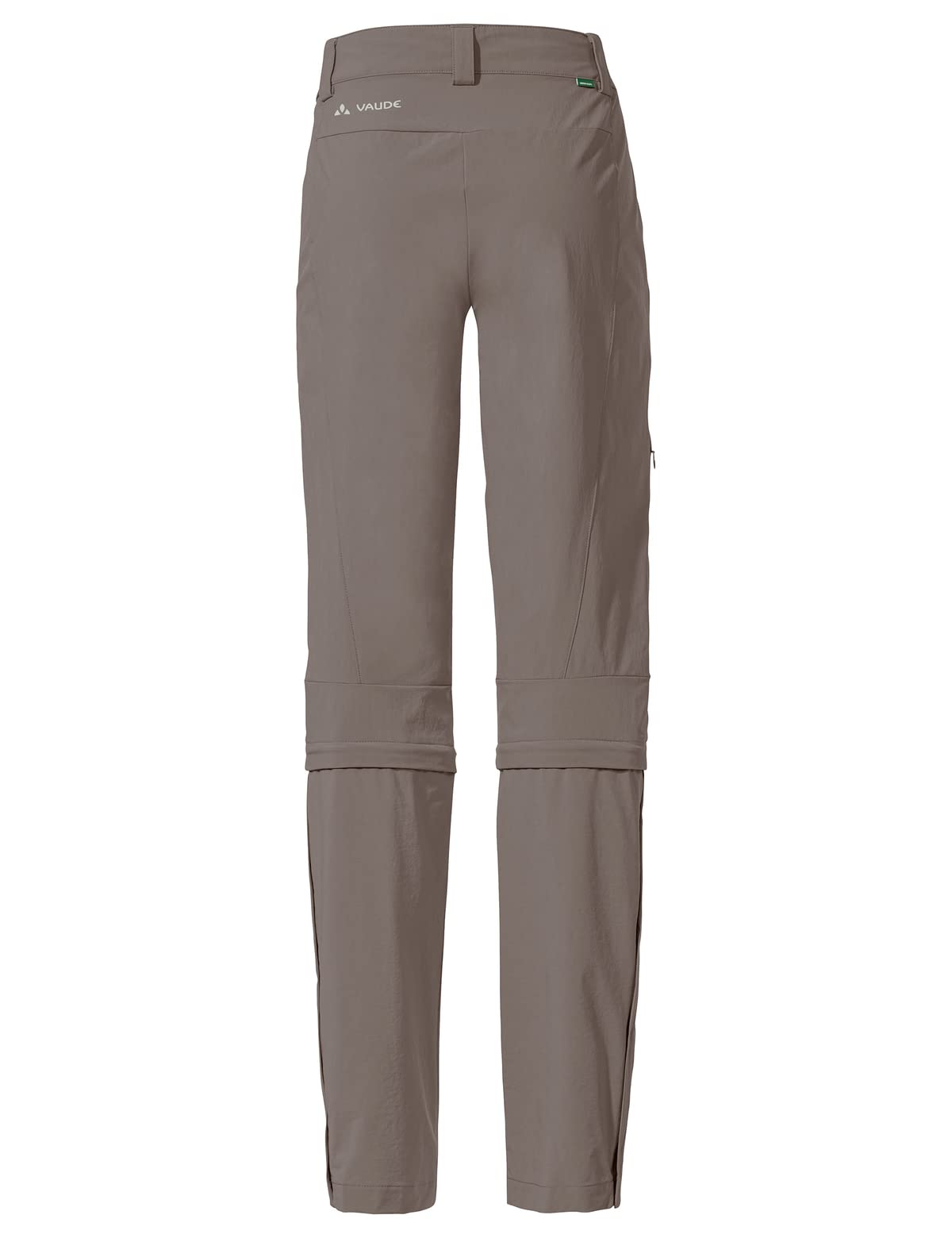 Vaude Women's Farley Stretch Capri T-Zip Pants III - Lightweight Hiking & Travel Pants for Outdoor Adventures