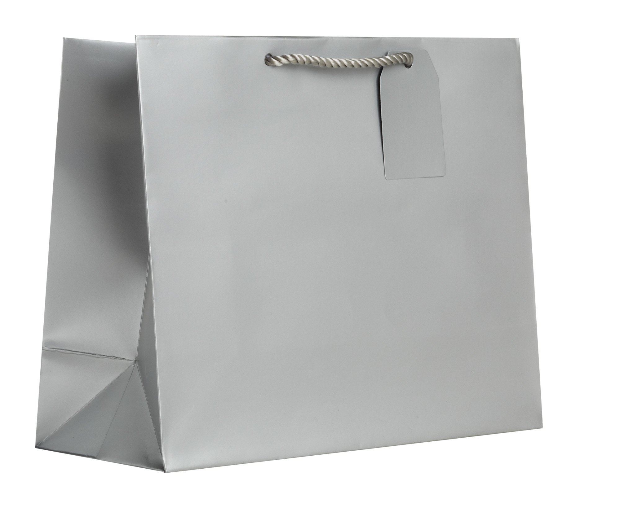 Jillson Roberts Bulk Large Gift Bags - 14 Colors Including Silver Matte - 120 Count (BLT914) - Perfect for Birthday, Wedding, Baby Shower & Holiday Gift Wrapping